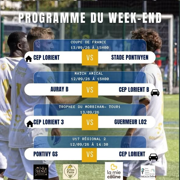 Programme du  12 et 13 septembre